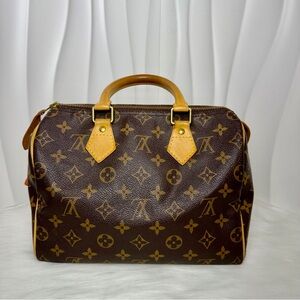 LOUIS VUITTON Speedy 25 Monogram Canvas Handbag